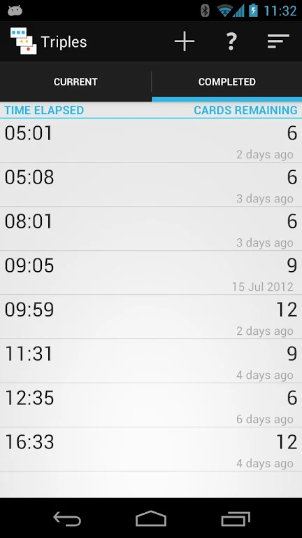 Triples screenshot