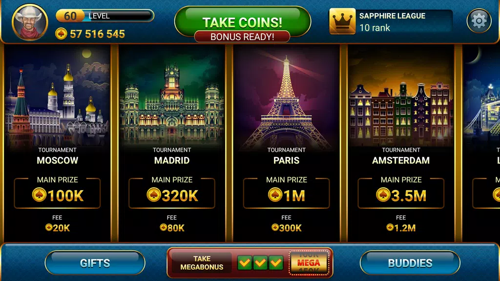Poker Championship Tournaments screenshot